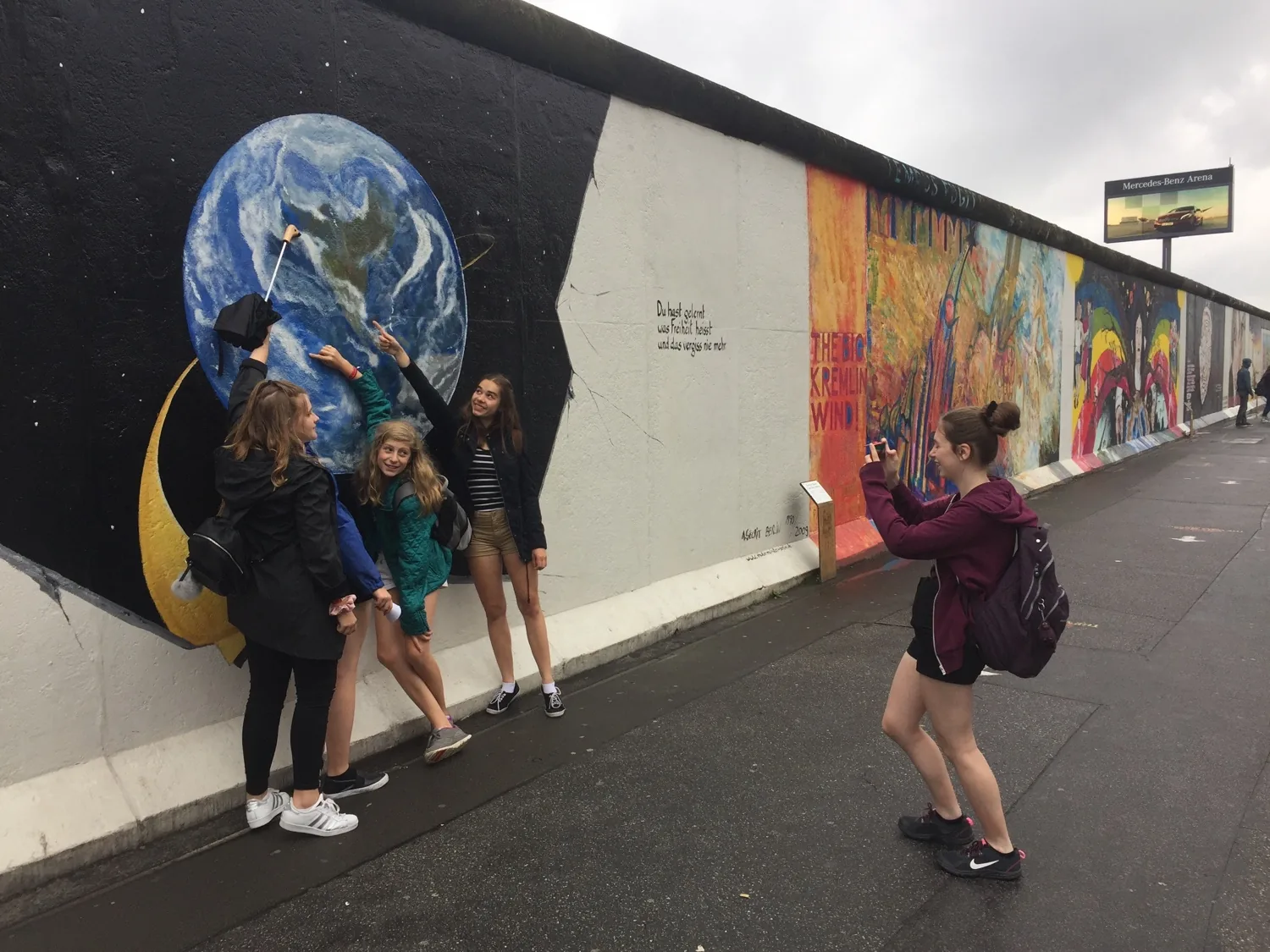 Students on a German immersion trip
